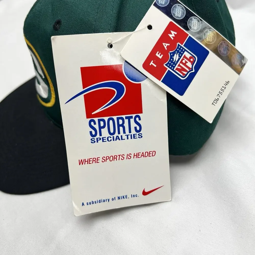 Green Bay Packers NFL Sports Specialties Team NFL Snap back Hat Green NWT